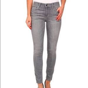 Joe's Gray "Deep Silver" Skinny Ankle Jeans EUC
